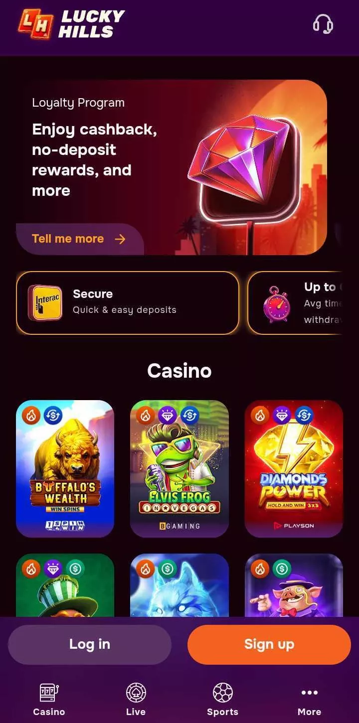 Discover the Lucky Hills Casino Experience for Canadian Players
